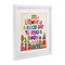 Stupell Industries Good Day To Read A Book Framed Print Under Glass, design by Katherine Herrell Studio